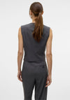 Vero Moda Liba Asymmetric Waistcoat, Grey