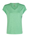 Barbara Lebek Embellished Neck T Shirt, Green