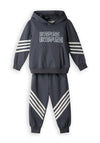 Hashtag Mini Boy Inspire Hoodie and Tracksuit Set, Grey
