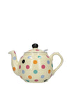 Kitchen Craft 1.2L Traditional Farmhouse Filter Teapot, Ivory Spot