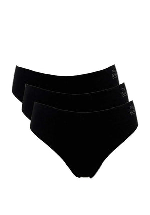 My Basic 3 Pack Seamless String, Black