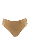 My Basic 3 Pack Lace Detail String, Beige