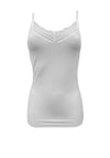 My Basic 3 Pack Lace Micro Singlets, White