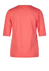Barbara Lebek Abstract Print T Shirt, Coral
