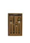 Kaemingk Stainless Steel Cutlery Set, Gold