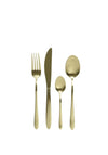 Kaemingk Stainless Steel Cutlery Set, Gold