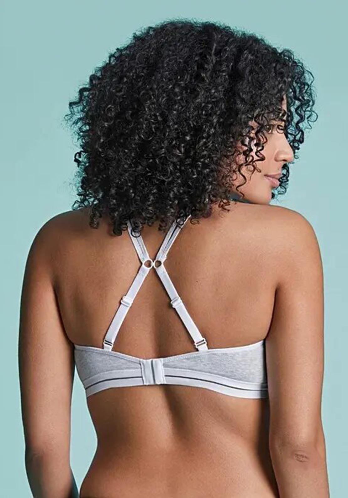Royce Posie Non Wire Bra, Grey