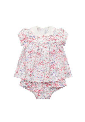 Emile Et Rose Baby Girl Lola Floral Dress & Pant Set, Pink