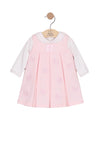 Emile Et Rose Girl Mitzi Long Sleeve Pinafore Dress, Pink