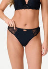Lingadore 8501T Lace String, Black