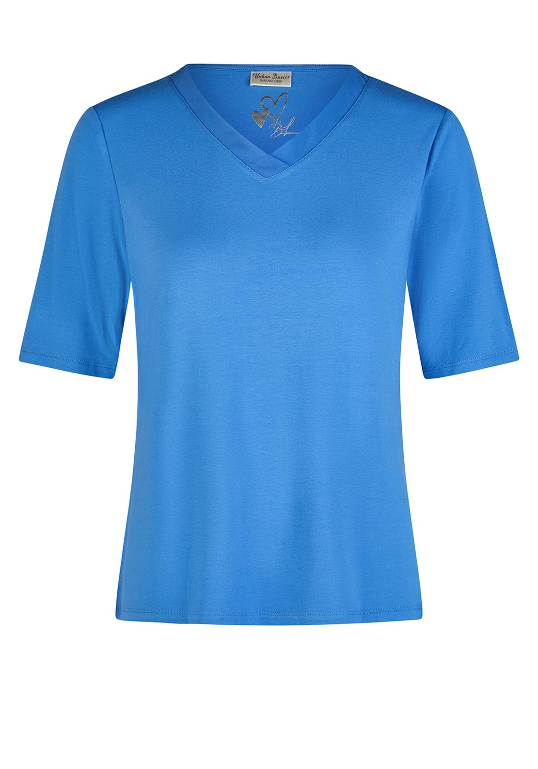 Barbara Lebek V Neck T Shirt, Blue