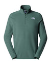 The North Face Men’s 100 Glacier Quarter Zip Fleece, Duck Green