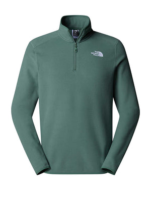 The North Face Men’s 100 Glacier Quarter Zip Fleece, Duck Green