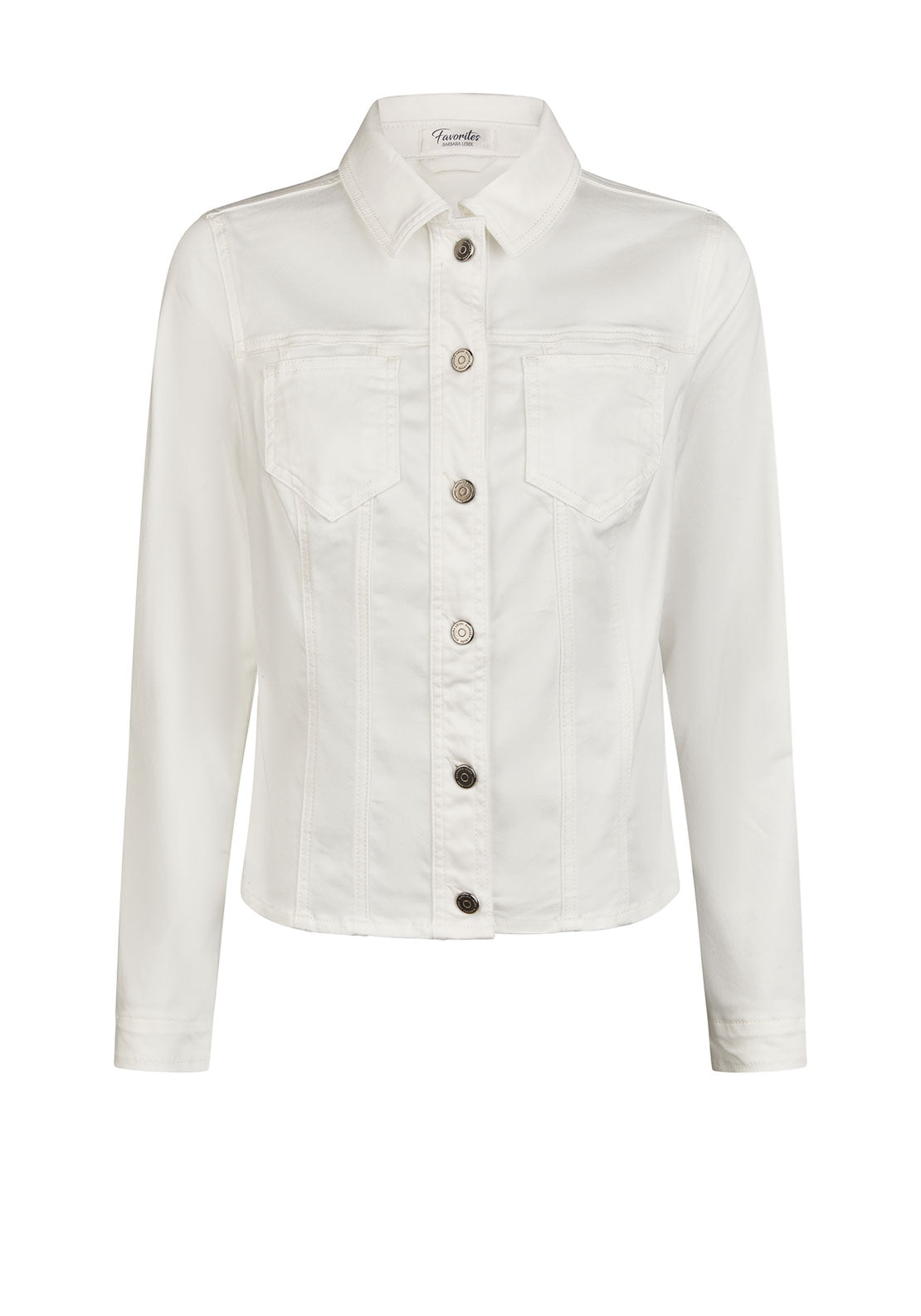 Barbara Lebek Buttoned Denim Shirt, White