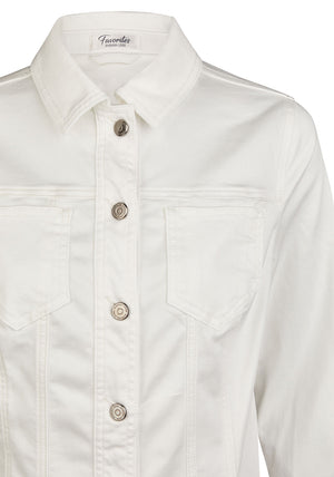 Barbara Lebek Buttoned Denim Shirt, White