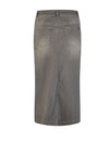 Barbara Lebek Denim Midi Skirt, Grey
