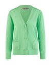 Barbara Lebek Buttoned Knit Cardigan, Green