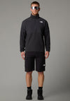 The North Face Men’s Glacier Heavyweight Half Zip Fleece, Grey
