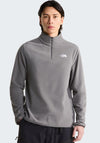 The North Face Men’s Glacier Quarter Zip Fleece, Grey