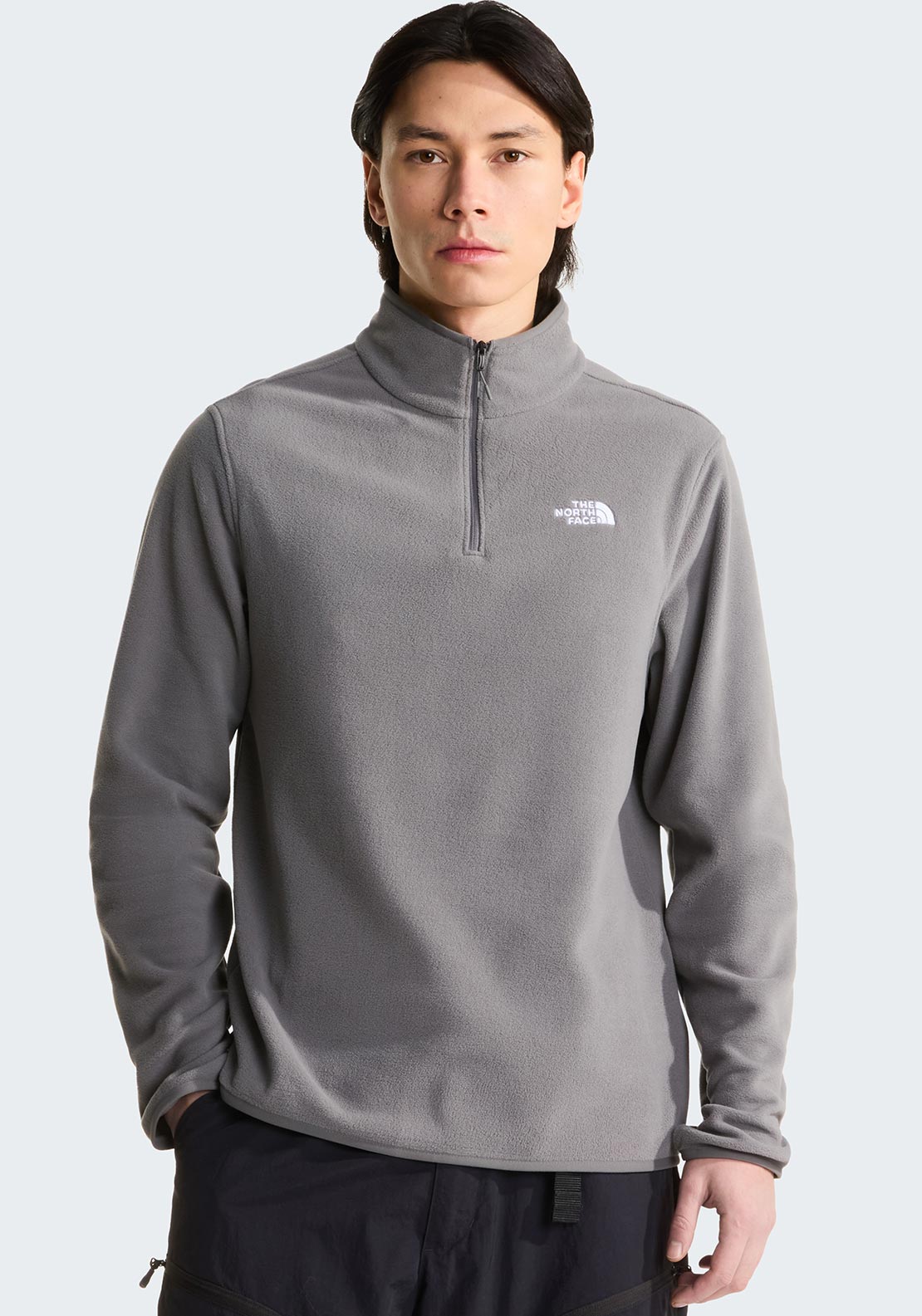The North Face Men’s Glacier Quarter Zip Fleece, Grey