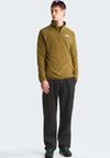 The North Face Men’s Glacier Quarter Zip Fleece, Green