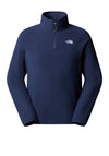 The North Face Men’s Glacier Quarter Zip Fleece, Summit Navy