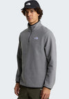 The North Face Men’s Glacier Quarter Zip Fleece, Grey