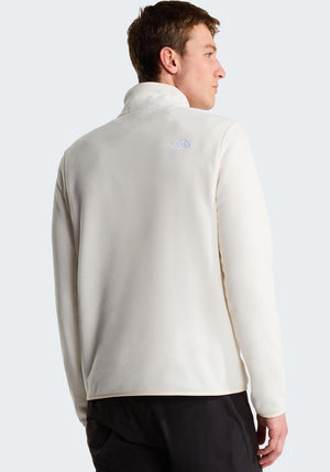 The North Face Men’s Glacier Quarter Zip Fleece, Off White