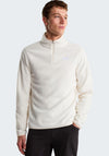 The North Face Men’s Glacier Quarter Zip Fleece, Off White