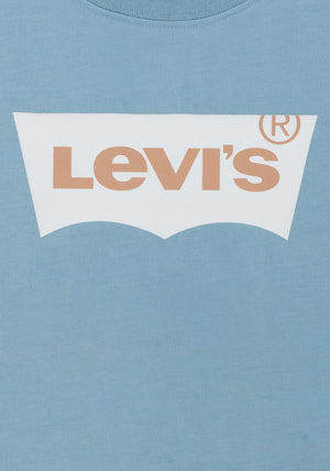 Levi’s Boy Batwing Logo Short Sleeve Tee, Blue