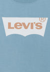 Levi’s Boy Batwing Logo Short Sleeve Tee, Blue