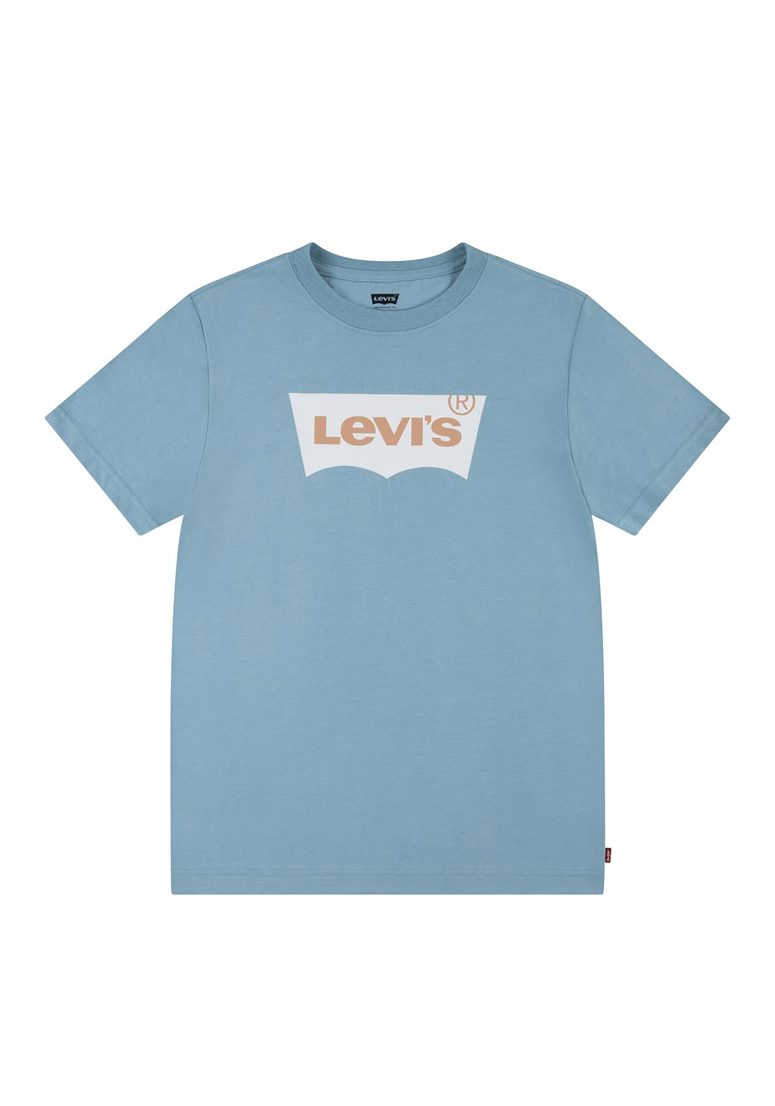 Levi’s Boy Batwing Logo Short Sleeve Tee, Blue