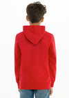 Levi’s Boy Logo Pullover Long Sleeve Hoodie, Red