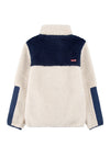 Levi’s Boys Long Sleeve Sherpa Jacket, Cream
