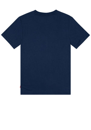 Levi’s Boys Yee Haw Short Sleeve Tee, Dress Blues