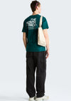 The North Face Men’s Mountain Sketch Graphic T-Shirt, Pacific Teal