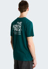The North Face Men’s Mountain Sketch Graphic T-Shirt, Pacific Teal