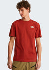 The North Face Men’s Vertical Logo T-Shirt, Iron Red