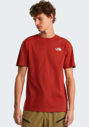The North Face Men’s Vertical Logo T-Shirt, Iron Red