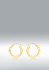 9 Carat Creole Hoops, Yellow Gold