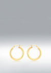 9 Carat Creole Classic Hoops, Yellow Gold