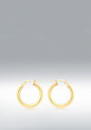 9 Carat Creole Classic Hoops, Yellow Gold