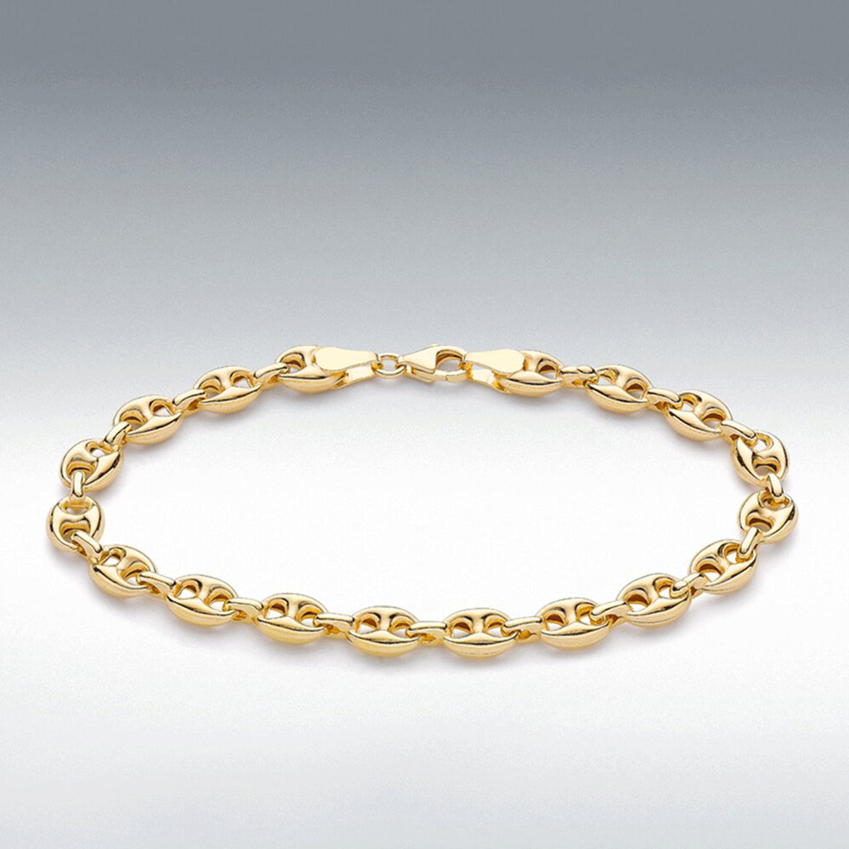 9 Carat Gold Rambo Chain Bracelet, Yellow Gold
