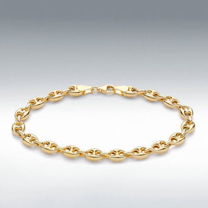 9 Carat Gold Rambo Chain Bracelet, Yellow Gold