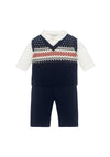 Emile Et Rose Baby Boy Kendrick 3 Piece Set, Navy