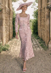 Veni Infantino Long Sleeve Lace Dress, Pink