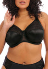 Elomi Cate Lace Trim Banded Bra, Black