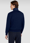 Paul & Shark Cool Touch Wool Half Zip Sweater, Navy