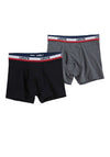 Levi’s Boys Logo Boxer 2 Pack, Black
