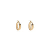 9 Carat Gold Collection Creole Oval Hoops, Gold